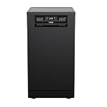 HYE Dishwasher - Slimline Dishwasher With 9 Place Settings, 45cm, Compact & Freestanding Design, Black, Eco Program, Quick Wash, Quiet (49 dB) - DW0109PB13
