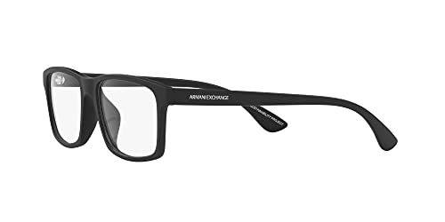 Image of Armani Exchange mens Ax3083u Universal Fit Rectangular Prescription Eyewear Frames