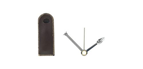 Preisvergleich Produktbild Pfeifenbesteck Pfeifenstopfer Pfeifen Etui aus Metall 3 teilig Chrom