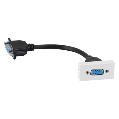 CENPEK Cable de extensión VGA de 20 cm de longitud, macho a hembra, amplificador de señal de video para monitores, proyectores y PC.