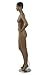 SSWBasics Female African-American Complexion Fiberglass Mannequin - Molded Black Hair -