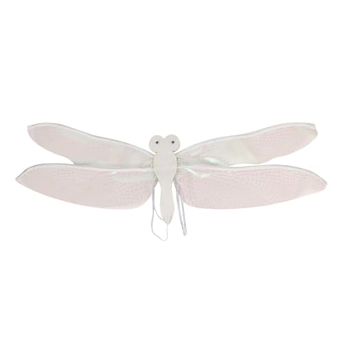 Chatonshen Dragonfly Costume Série Ailes Libellule Costume Accessoire Princesse Déguisement Confection Fil Coloré Adapté pour Enfants Filles Adultes Maquilla, Blanc