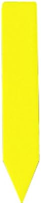 Blackcell 100 X 4" 10cm White Plastic Plant Seed Label Pot Marker Nursery Garden Stake Tags (yellow)