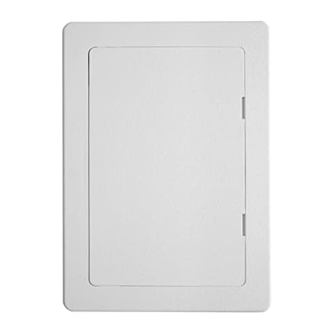Proxinova Paintable Access Panel 150x100mm, High-Grade ABS Plastic Panels for Inspection Hatch, Fuse Box Cover Cabinet, Wall and Ceiling, Conceals Wires, Meters, Pipes, Fits Flush to Surfaces Cover