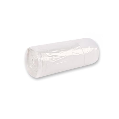 1080 Stück Hygoclean Müllbeutel mit Griff, 18 l | HDPE, Rolle, transparent, L: 40cm, B: 52cm, 13my, Karton, Müllsäcke, Abfallsack, Müllbeutel, Mülltüten, Hausmüll, Abfallbeutel