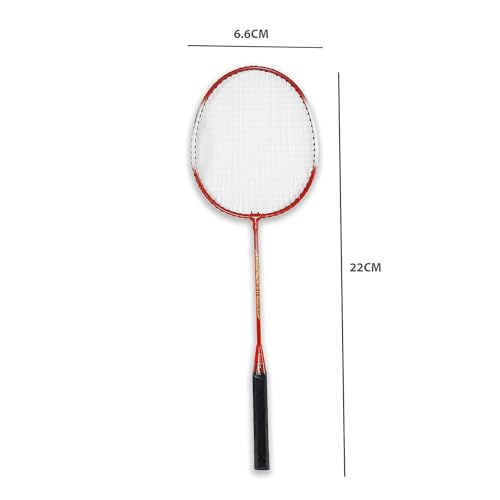 Image of 2 Pieces Aluminum Badminton Racket with Full-Cover Set Best for Practice (Izoom 918 Badmiton Set)