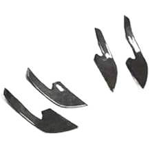 Compatible For Audi A7 S7 RS7 2011 2012 2013 2014 2015 Carbon Fiber Front Bumper Diffuser Lip Spoiler Car Accessories4 PCS
