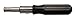 Xcelite 991R Reversible Ratcheting Screwdriver Handle For Interchangeable Blades, Black 13/16" Overall Length