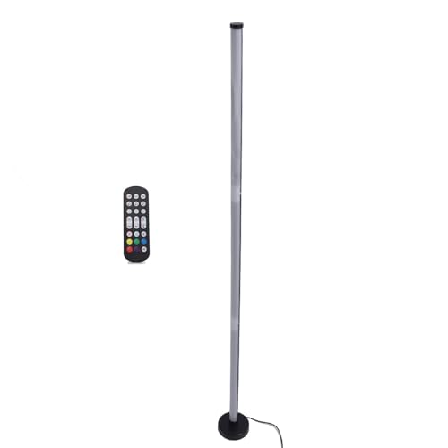 Fdit Lampe D'angle LED RGB Intelligente, Synchronisation de la Musique, Lampadaire à Changement de Couleur pour Chambre à Coucher, Salle de Jeux, Lampadaire...