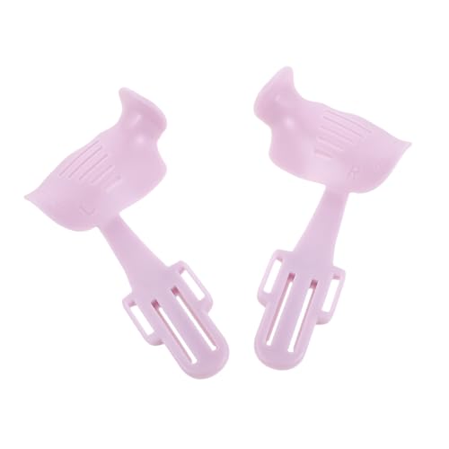 Totority 古筝手型?正器 指先サポート 用指安定器 柔らかプラスチック製 姿勢補正 初心者向け練習補助具 紫色 小 疲労軽減設計