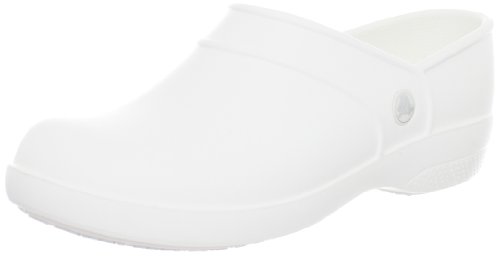 white nursing crocs