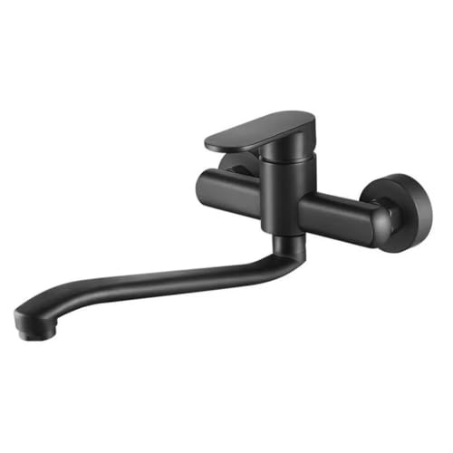 Robinet de cuisine 360 degrés double commande murale eau chaude et froide XT-218 - 2