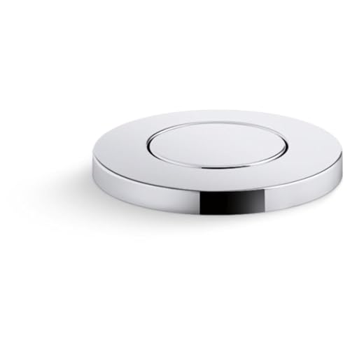 KOHLER 35726-CP K-35726-CP Garbage Disposal Air Switch Button, Polished Chrome by Kohler - Used condition - US$24.38