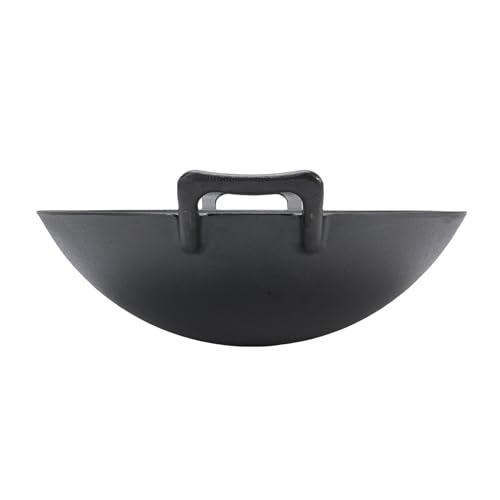 Wok de Hierro Fundido Zopsc para Cocina Multifuncional miniatura 6