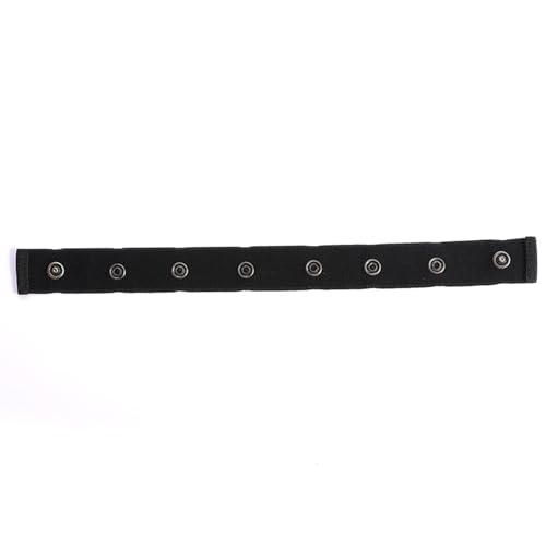 Vdaxvme Cinturón elástico de maternidad para embarazo, pantalones elásticos ajustables, extensor de pantalones sueltos, cinturón elástico para hombres, cinturón elástico para hombres, Negro , Talla