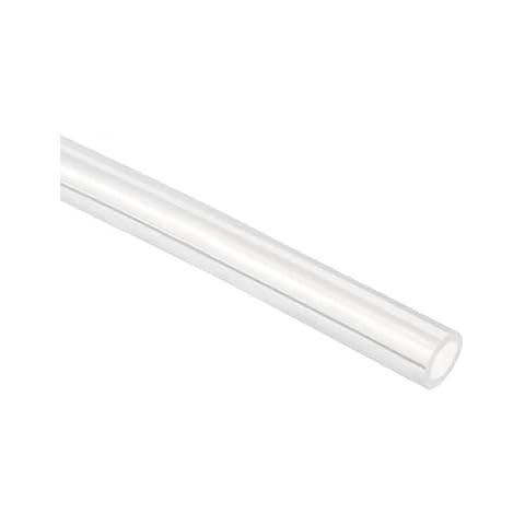 sourcingmap Silicone Tube 3mm(3/25") ID x 4mm(4/25" ) OD 3.3' Flexible Silicone Rubber Tubing Water Air Hose Pipe Transparent for Pump Transfer Cover