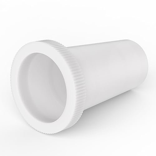 stonylab PTFE Sleeve, 24/40 Wiederverwendbare Gerippte PTFE-Verbindungshülse mit Verstärktem Greifring