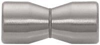 CRL Brushed Nickel Back-to-Back Bow-Tie Style Knob
