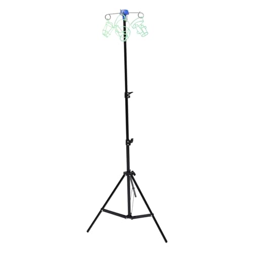 NAMOARLY Fold-able Bag Rack Drip Bag Pole Light Weight Aluminum Alloy Stand 2 Adjustment Points