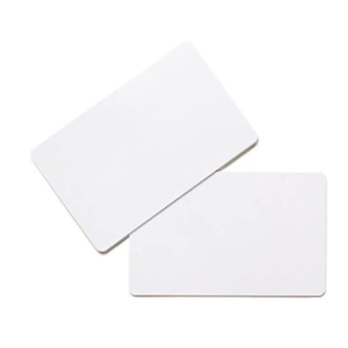 YANZEO 10pcs UHF RFID Tag Card PVC White Card 860-960MHz Vehicle Management Long Distance 6C 6B...