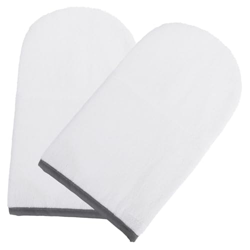 MUSISALY 1 Pair Paraffin Manicure Mitts Cloth Gloves Heat Retention for Hand Spa Random Color
