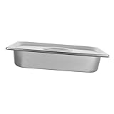 Gatuida Contenedor de Helado de Acero Inoxidable con Tapa Reutilizable para Congelador y Refrigerador Recipiente Versátil para Yogur Postres y Bebidas Diseño Compacto para Almacenamiento