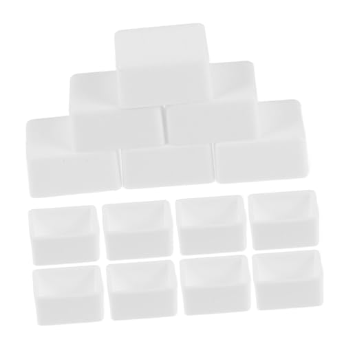 Operitacx 30 Stück Teiliges Halbe Leere Aquarell farbpfannen aus Kunststoff Kompakte Wasserfarben transportpalette zum Einfachen Austauschen und Ordnen von Farben Vielseitige Mischpalette