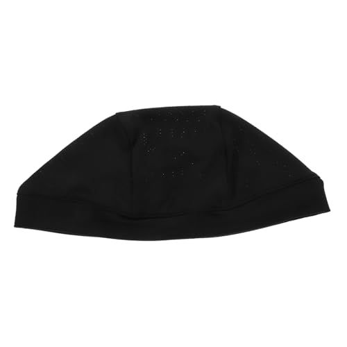 Holibanna Supple Elastic Quick Drying Cap Cooling Hard Hat Liner for Cycling Comfortable Stylish Black