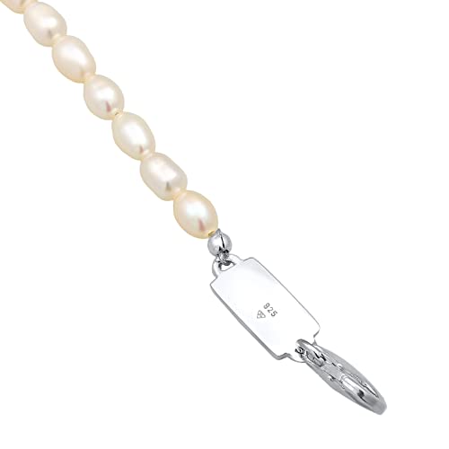 Collier perles d'eau douce Kuzzoi argent pour un style quotidien - 4