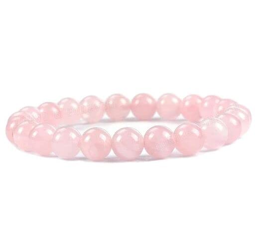 Beautiful Crystal Natural Rose Quartz Stone Healing Crystal Healing Bracelet for Women (Pink) Certified Stretchable Elastic for Anxiety Relief Meditation, 2.5 (B09MLWDR9Y) Amazon Price History, Amazon Price Tracker