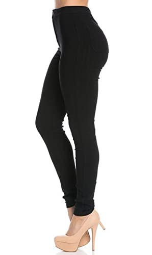 SOHO GLAM Super High Waisted Stretchy Skinny Jeans3