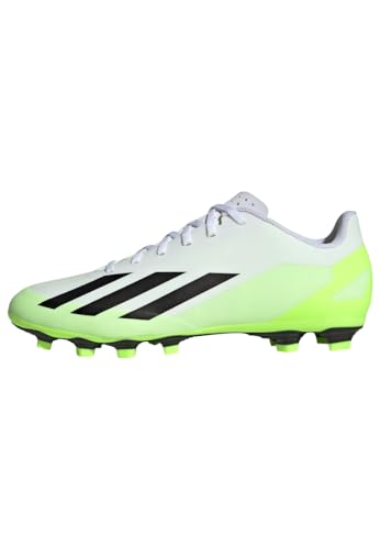 adidas Unisex X Crazyfast.4 Flexible Ground Boots, Cloud White/Core...