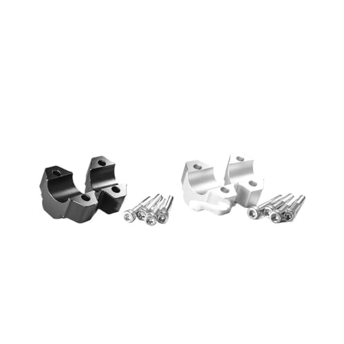 Elevador manillar MT-10 2016-2022 abrazadera adaptador extensor negro 3