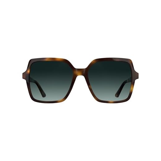 Calvin Klein Women's Sunglasses CK25537S - Dark Havana with Gradient Petrol Lens