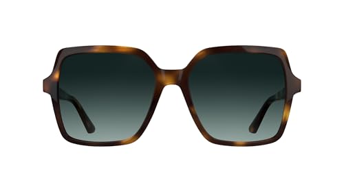 Calvin Klein Women's Sunglasses CK25537S - Dark Havana with Gradient Petrol Lens