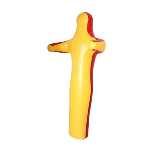 kowaku Grappling Dummy Boxing Dummy Cover Unfilled Professional Practice Throwing Boxing Bag for Judo Muay Thai Brazilian Jiu, Yellow 160cm