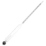Cabilock Petroleum Hydrometer Liquid Density Meter 0.6-0.7 Scale Hydrometer for Mud and Diesel Measurement Industrial Liquid Tester for Distilling and Petroleum Making Supplies