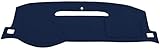 Seat Covers Unlimited Chevy Impala Dash Cover Mat Pad - Fits 2000-2005 (Custom Velour, Navy)