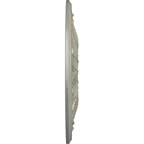 Image of Ekena Millwork CM22BOFLS 22 5 /8 OD x 1 3 /4 P Bordeaux Ceiling Medallion (fits Canopies up to 3 1 /4), Flash Gold