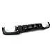 Car Rear Bumper Diffuser Compatible For BMW F10 5 Series M-Sport M5 2011-2016 Quad Exhaust Competition Style Carbon Fiber Style Body Kit(Glossy Black)