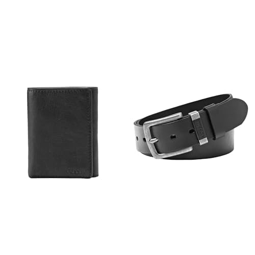 Portefeuille cuir homme Fossil Ingram anti-encombrement avec ceinture Jay