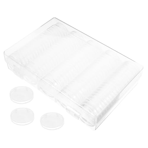 Set de estuches para monedas con cojines internos transparentes