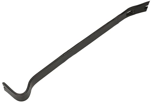 KOTARBAU® Barra de palanca de acero 50 cm forjada, Barra de demolición doble cara, Barra de uña, Extractor de clavos, Herramienta para desmontar pisos de parquet o madera, Pata de cabra, Desencofrador