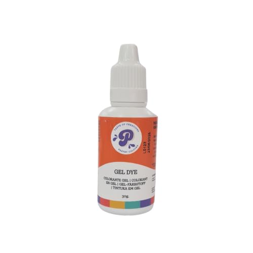 PASTRY COLOURS - Colorante Alimentario Naranja en Gel - Color Liposoluble Intenso para tu Repostería - 30 Ml
