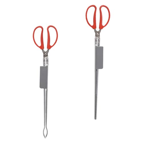 ARTSEWPLY Pinza per Aragosta e Granchio in Acciaio Inox 52 CM Set 2 Pezzi Clip Antiscivolo per Anguille Accessorio da Cucina Leggero e Portatile per Uso Esterno e Domestico