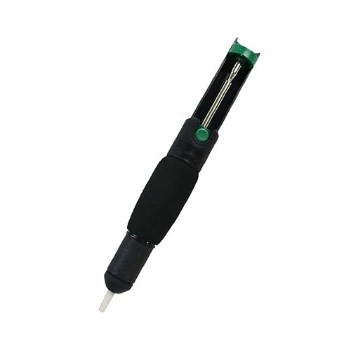 MUCKLILY Solder Removal Tool Tin Extractor Desoldering Vacuum Pump Solder Suction Tool Suckers Vacuum Desoldering Tool Engineer Solder Sucker Solder Sucker Tool Desoldering Sucker Black