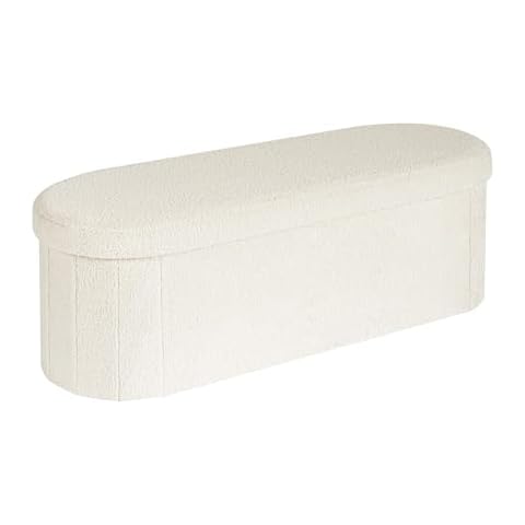 B FSOBEIIALEO Folding Storage Ottoman Cover