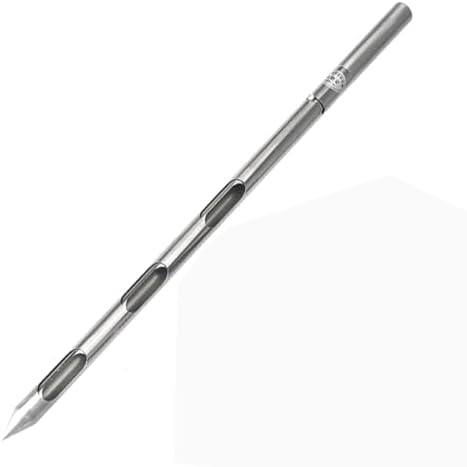Stainless Steel Grain Probe Sampler & Powder Sampler, 3-Zone Separation Tube for Rice, Corn, Wheat, Soybeans - 0.7m (27.6") Long, Durable & Efficient Sampling Tool