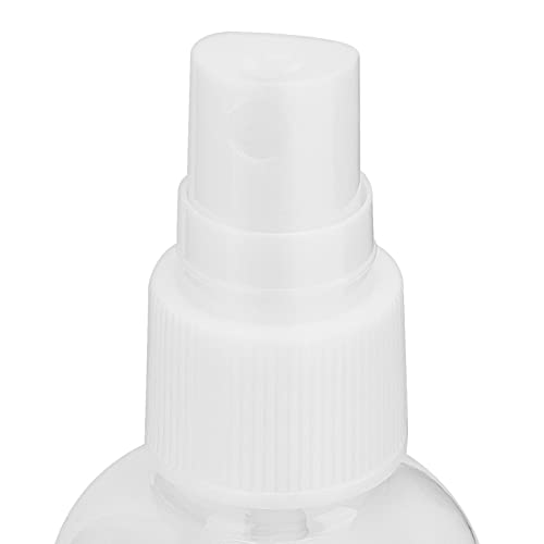 KEILEOHO 60 Pack 4oz Plastic Spray Bottles, Clear Small Fine Mist Clear Spray Bottles with Pump Spray Cap, Refillable Empty Plastic Bottles Travel Bottle Containers for Perfumes, Essential Oils4