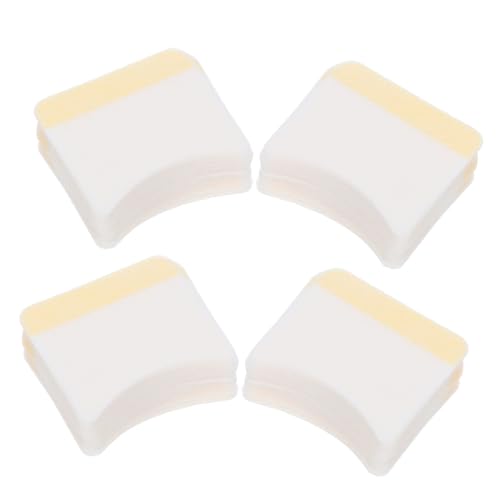 HONITANO 160 piezas Pads Desmaquillantes Arco para Pestañas Unidades Almohadillas Cremosas para Eliminar Maquillaje Suaves y Portátiles para Limpieza Facial
